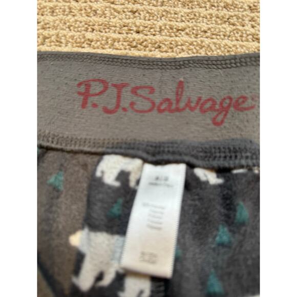 PJ Salvage Womens Medium Polar Bear Pajama Set Long Sleeve Sleepwear Loungewear - Picture 5 of 7